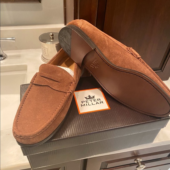 Peter Millar Suede Penny Loafer | Poshmark